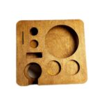 استند ملزومات قهوه چوبی ناک باکسدار مدل Nazgol